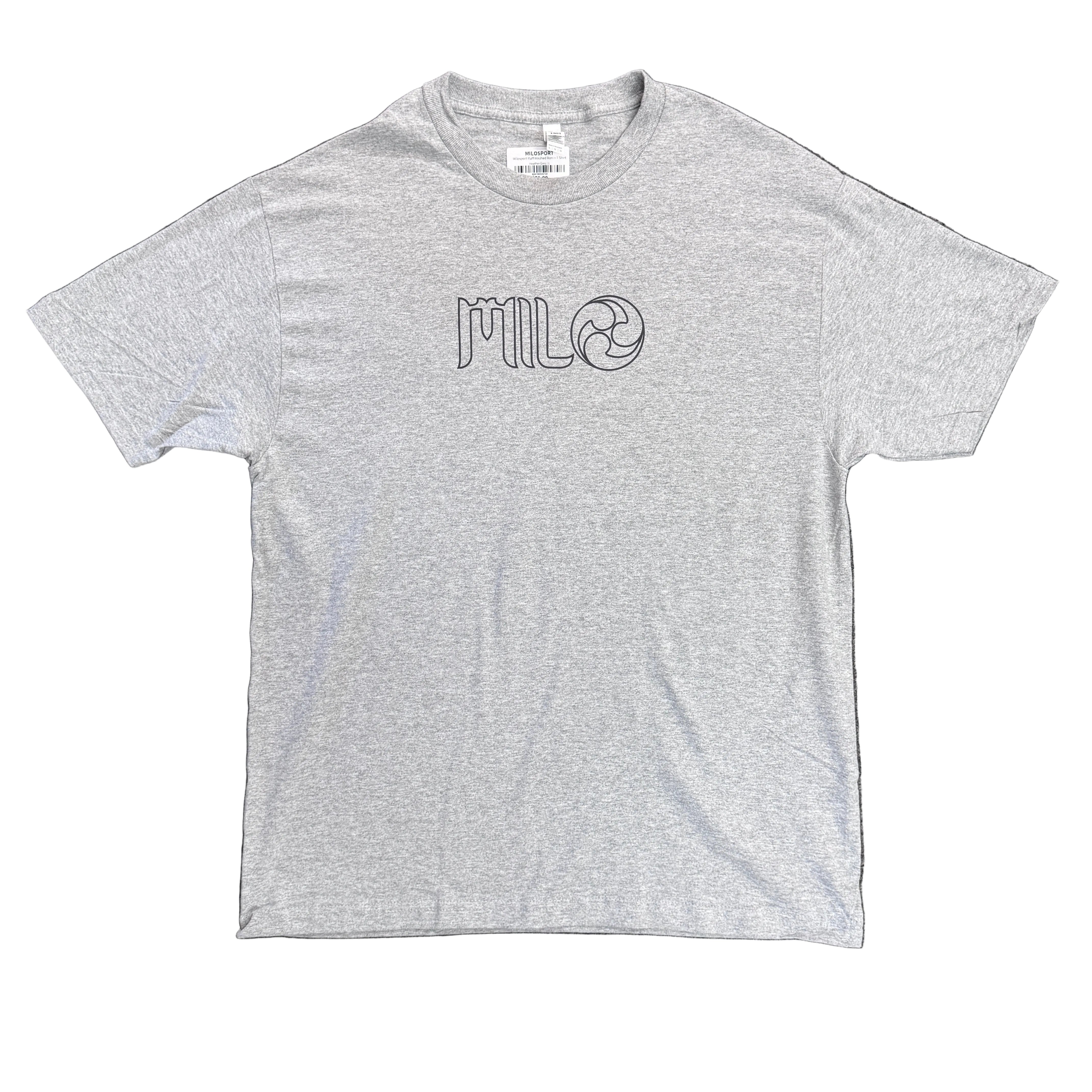 Men's Milosport Ruff Washed Ronin T-shirt featuring a relaxed fit and distressed fabric for casual style.